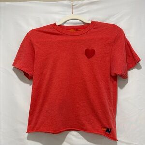 Aviator Nation Red Heart Women’s T-Shirt
